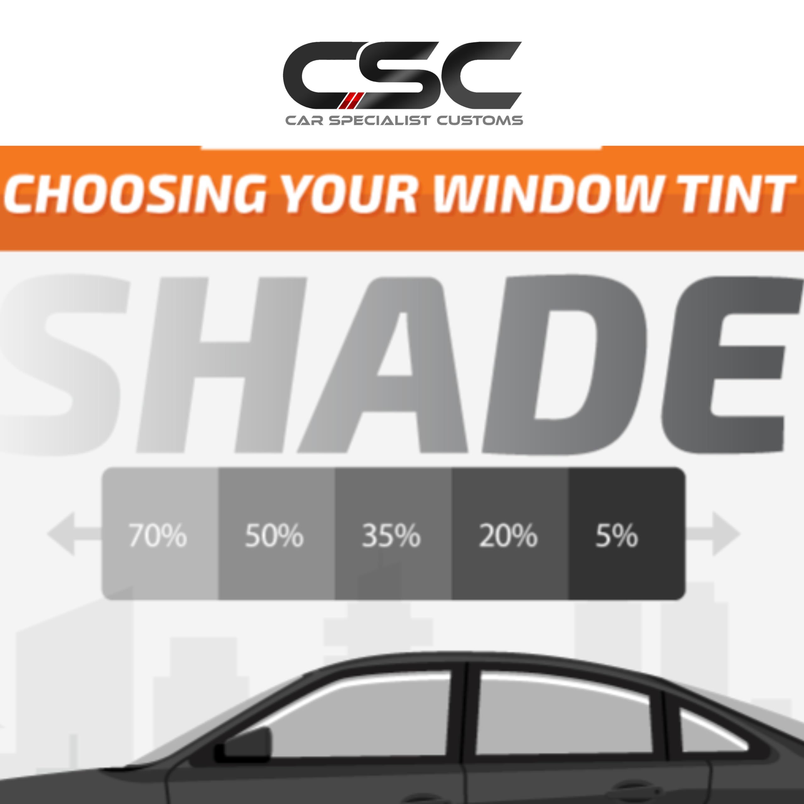 Tinte Para Ventanas Automotrices 35% NR Serie E300 - 36 Pulgadas X 50 Pies