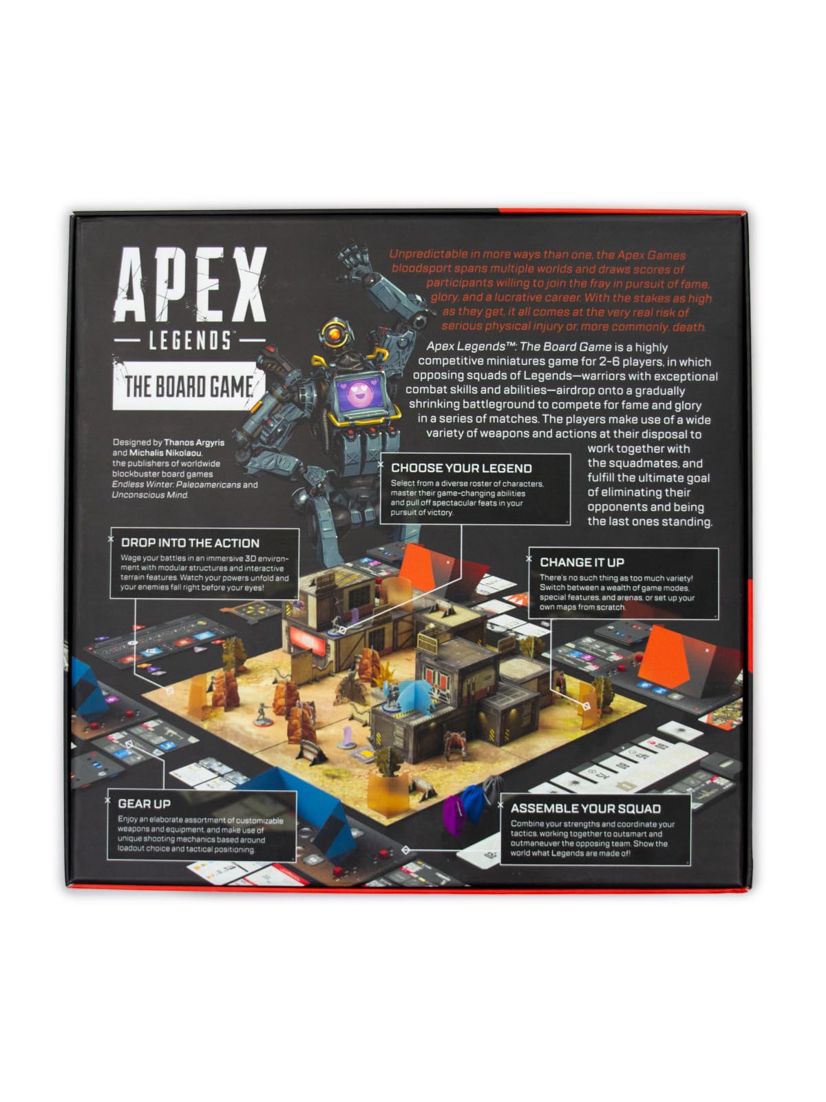 Apex Legends: The Board Game - Set Componenti Gioco da Tavolo - Miniature, Tessere 3D e Accessori Completi | gioco in inglese