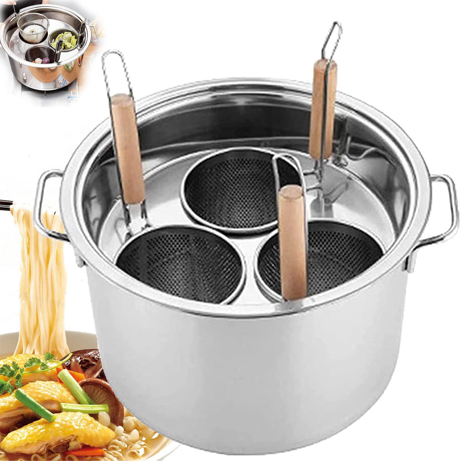 Inserts pour cuiseur à pâtes panier à passoire batterie de cuisine WXFKLDJ