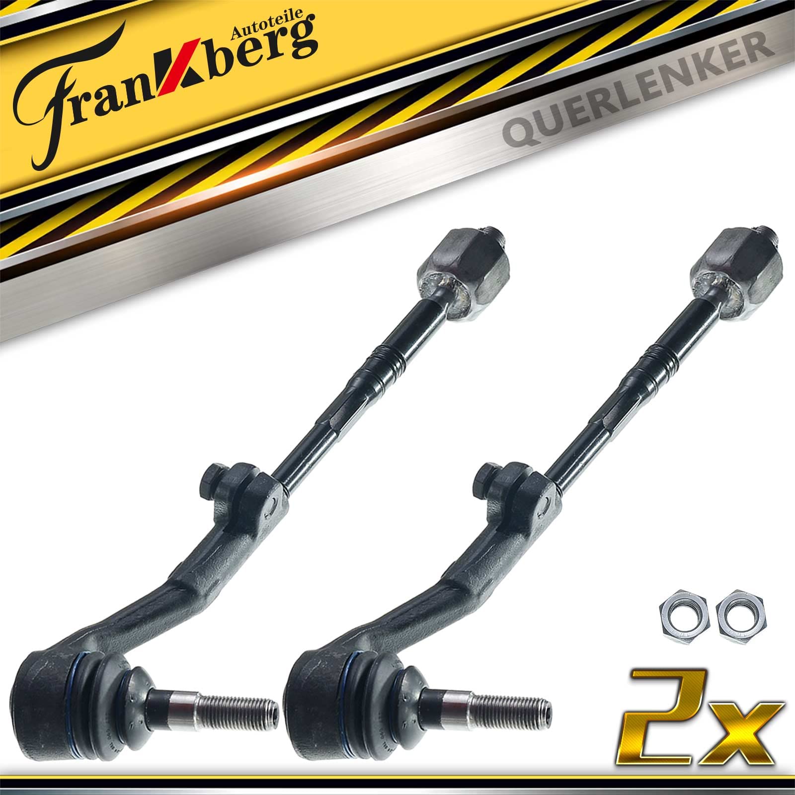 Frankberg 2x embouts de biellette de direction avec joint axial pour