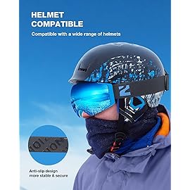 ZIONOR X4 Ski Goggles Magnetic Lens - Snowboard Goggles for Men Women Adult - Snow Goggles Anti-fog UV Protection