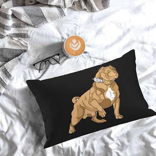 Miniatura 7 de ANRAM American Bully Pillowcases Soft and Comfortable Pillowcase 14"x20"
