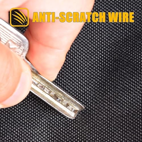 Miniatura 8 de Sresk Reposapiés trasero del pasajero, universal, ajustable, plegable, resistente al desgaste, compatible con Sportsman Rancher Griz, almohadillas