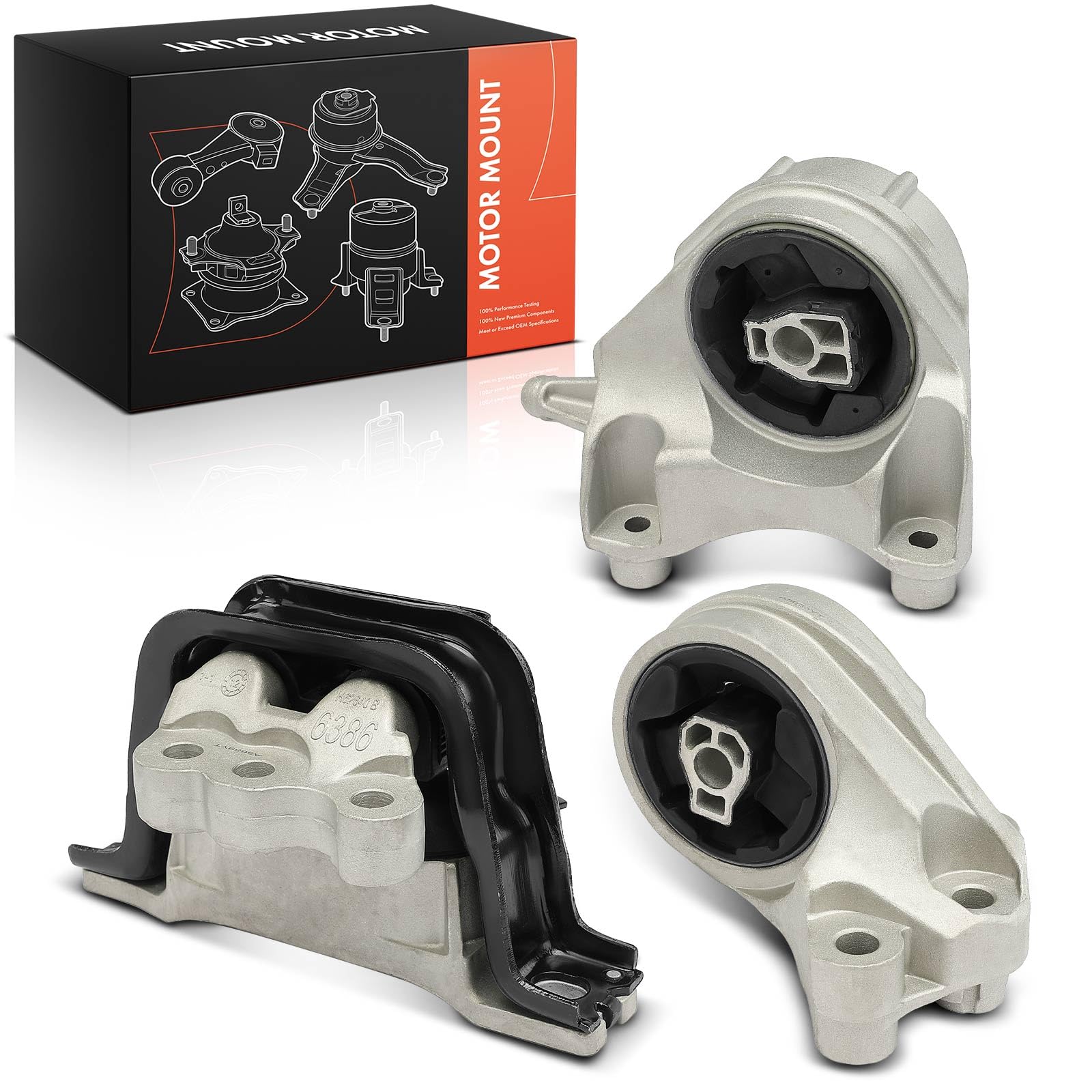 Frankberg 1 support moteur + 2 supports boîte de vitesses 20840181