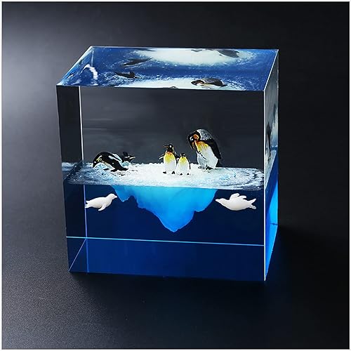 Miniatura 7 de Woohome Moldes y rellenos de resina 3D  20 mini moldes de fundición de pingüinos para manualidades de resina y fabricación de joyas