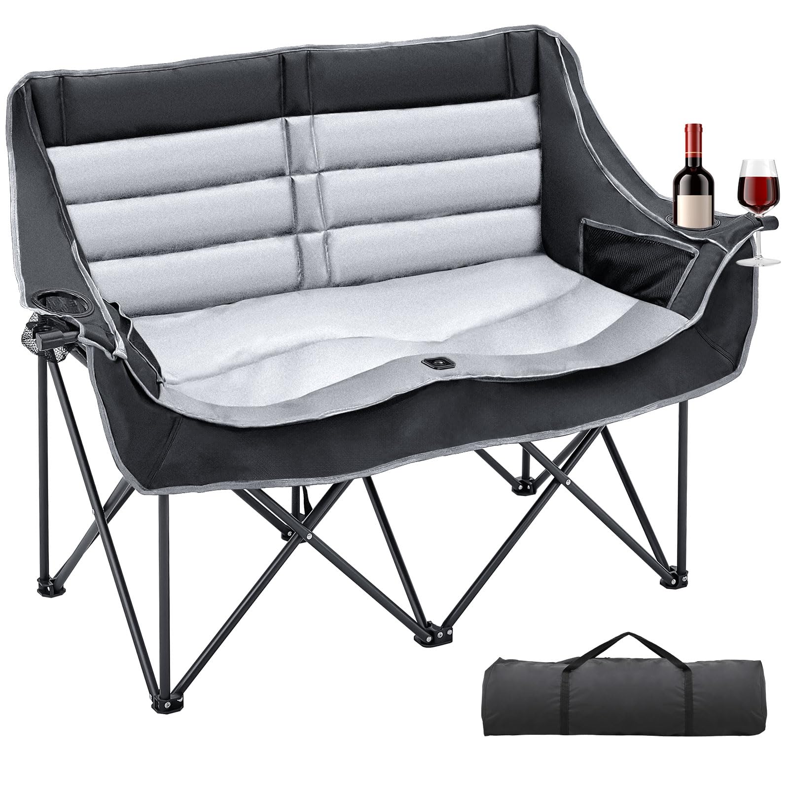 Amazon.com : Slsy Oversized Double Camping Chair, Folding 2 Person