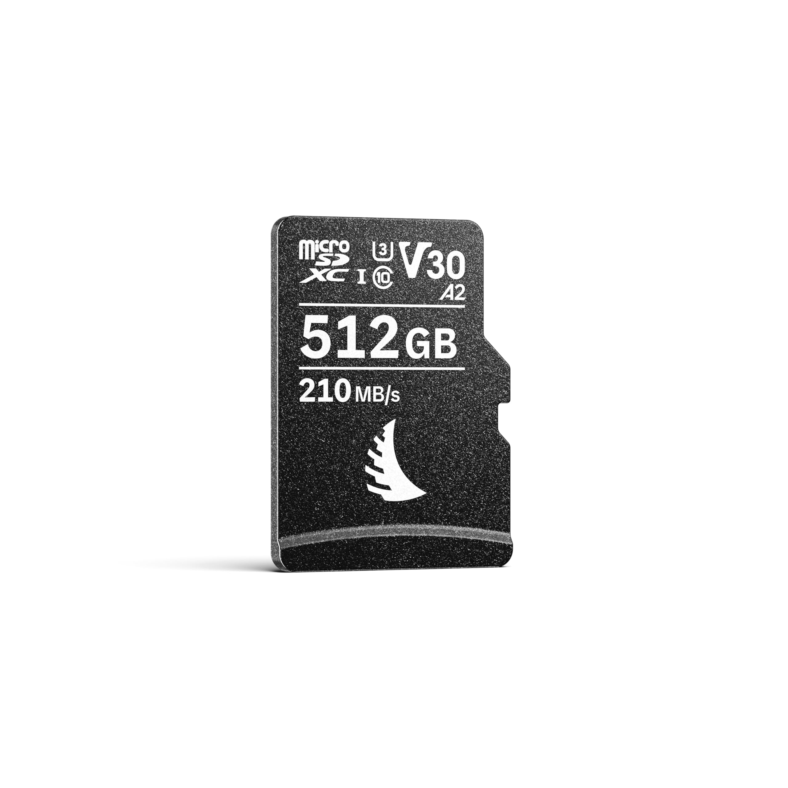 Angelbird AV PRO microSD V30 512 GB - karta pamięci microSDXC UHS-I A2 - do 8K - prędkość zapisu do 175 MB/s - do dronów, kamer akcji, smartfonów, gier