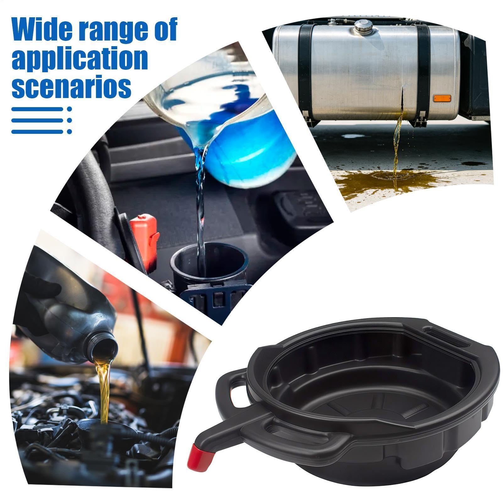 Recogeaceite para Coche Contenedor Antisalpicaduras Resistente al Calor