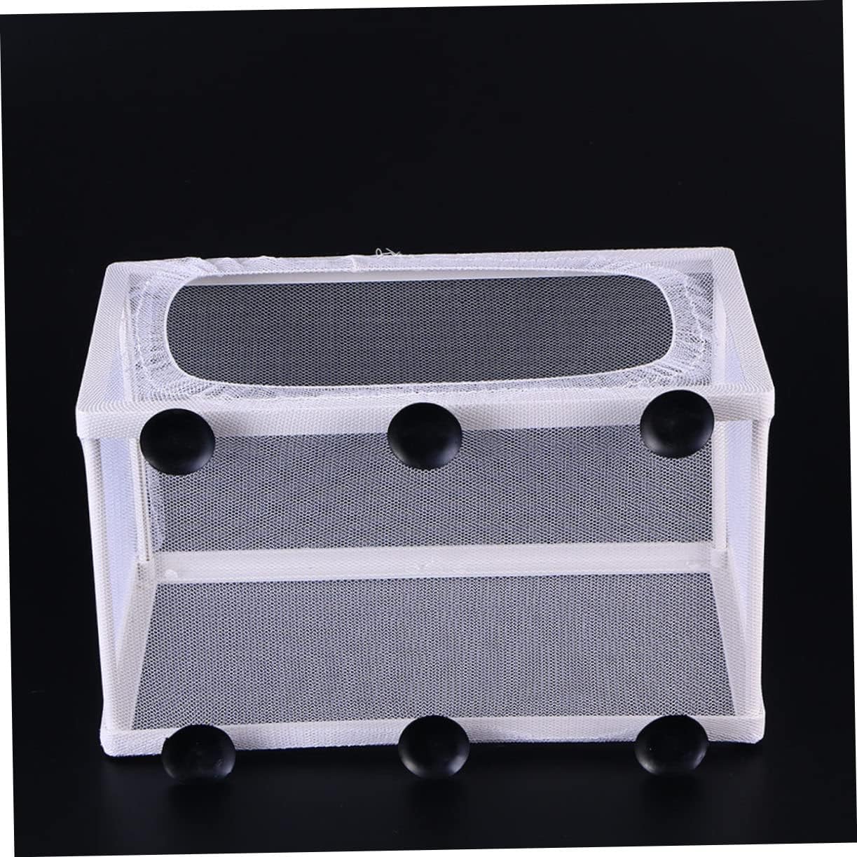 Sosoport 3Pcs Aquarium Fish Breeding Net Hatchery Box with Suction Cups for Fish Breeding Divider and Incubation Aquariums