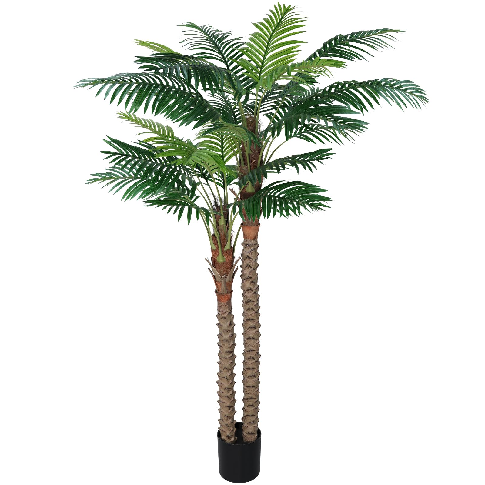 果物 PALM TREE Amazon.com: 7FT UV-Resistant Faux Palm Tree–84in Realistic