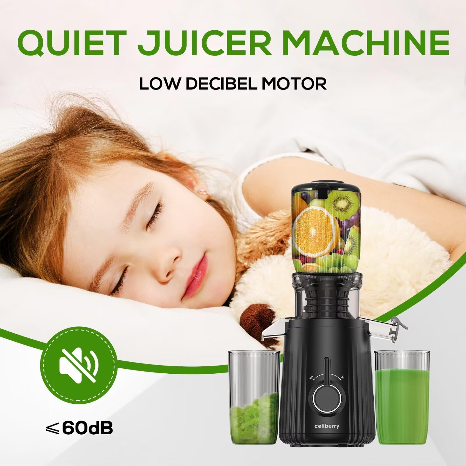 Presse-agrumes électrique à Froid 180W - Large Goulotte, Extraction Maximale, Compact Et Portable Pour Jus Maison - 5