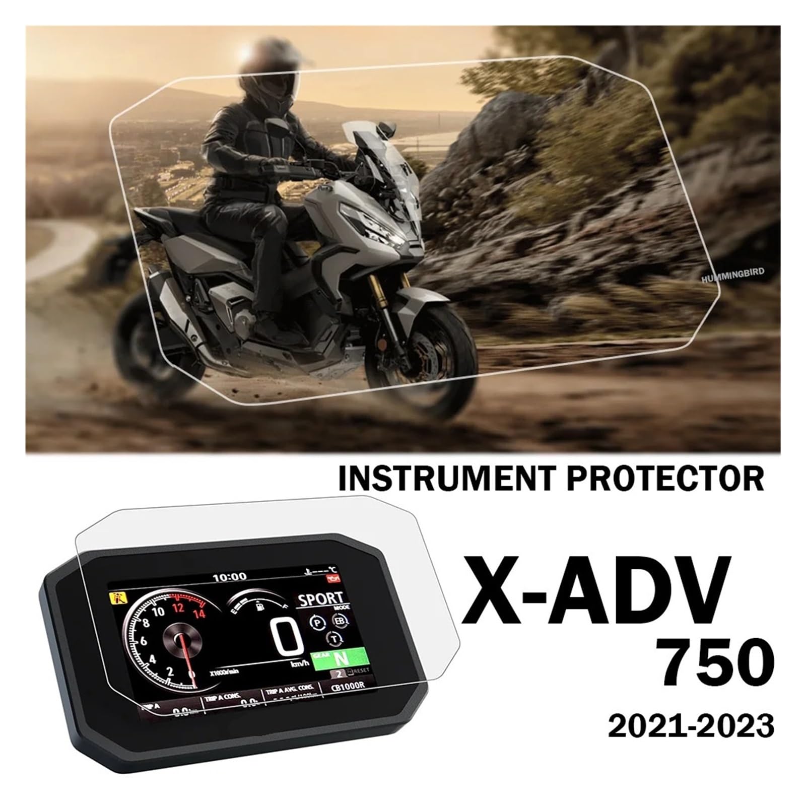 FJHEBIOUB Proteggi Schermo Per Cruscotto Per H&Onda NC700 NC750 NC750X - 12