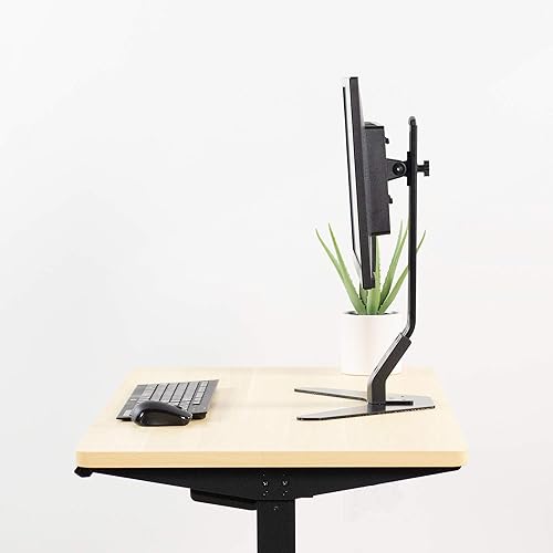 Vista 222 de VIVO - Mesa/tablero universal de 1.52 m x 60 cm (60 x 24 in) para escritorio de oficina y hogar con altura ajustable. Madera clara