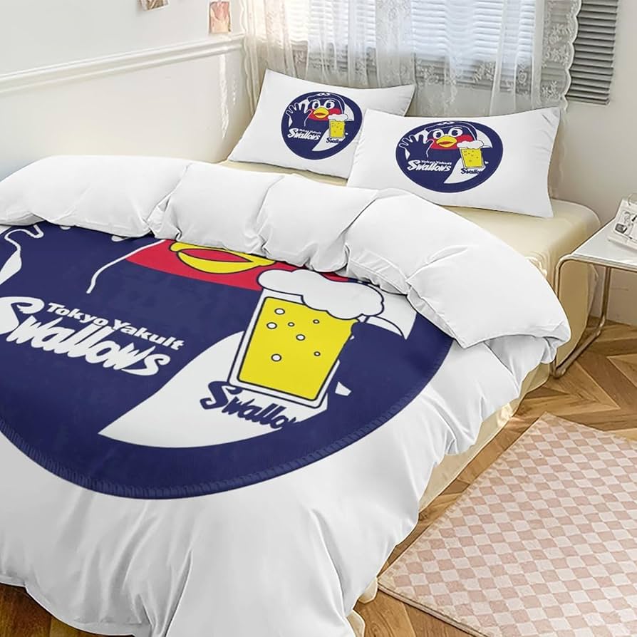 Amazon｜つば九郎day 東京ヤクルトスワローズ (2) 寝具 3ピース