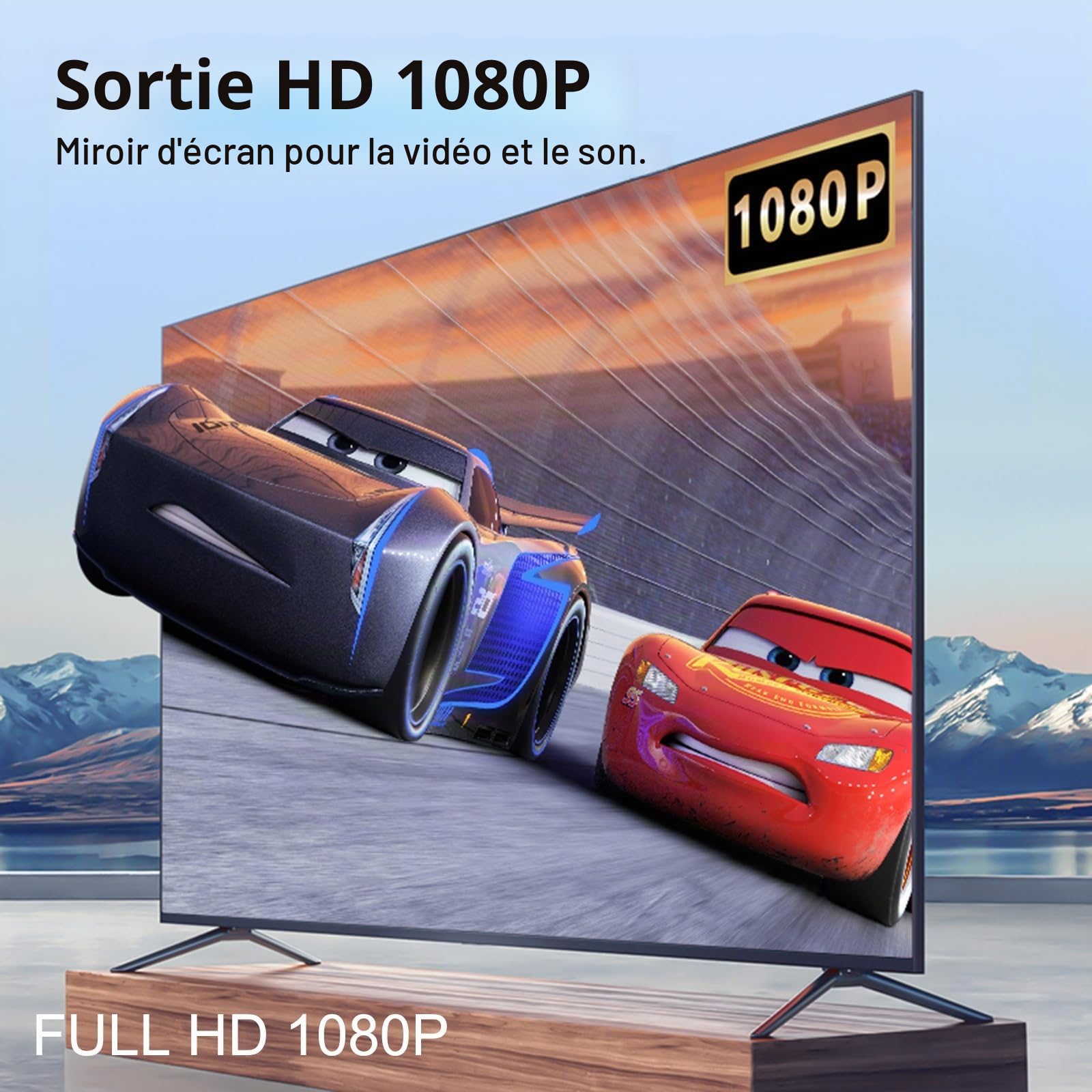 Transmetteur et récepteur HDMI sans fil, prolongateur HDM de 165FT/50M, décodage 4K sortie 1080P,Plug&Play 5G+2.4G pour le streaming vidéo et audio vers un moniteur depuis un ordinateur portable/PC/TV