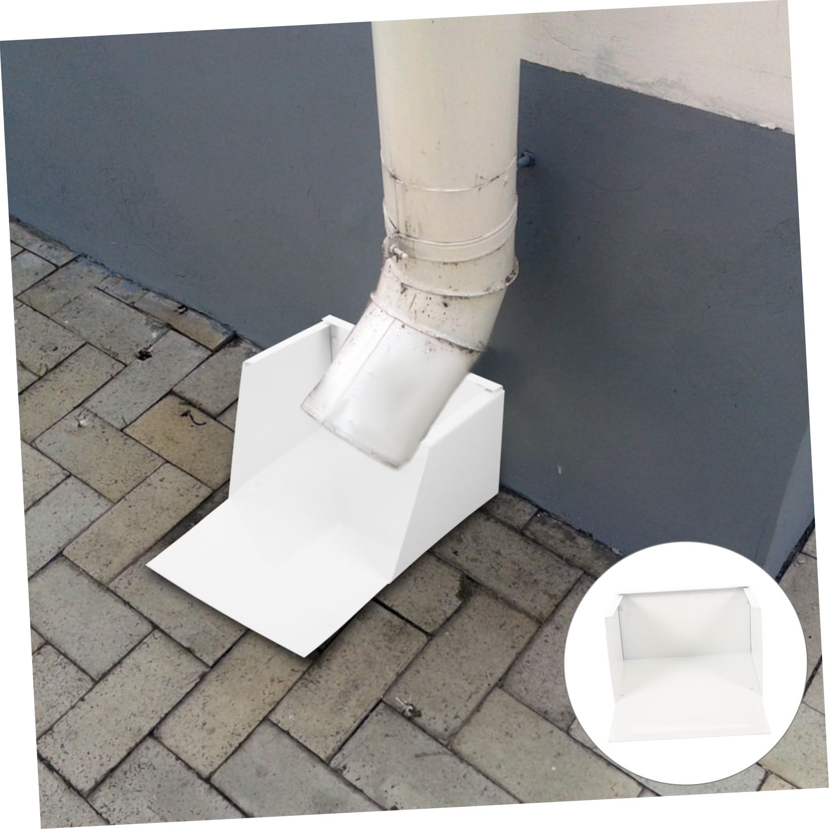 Pvc Splash Block Drainage Downspout Splashblocks Rain Gutter Downspout Splash Blocks, 2