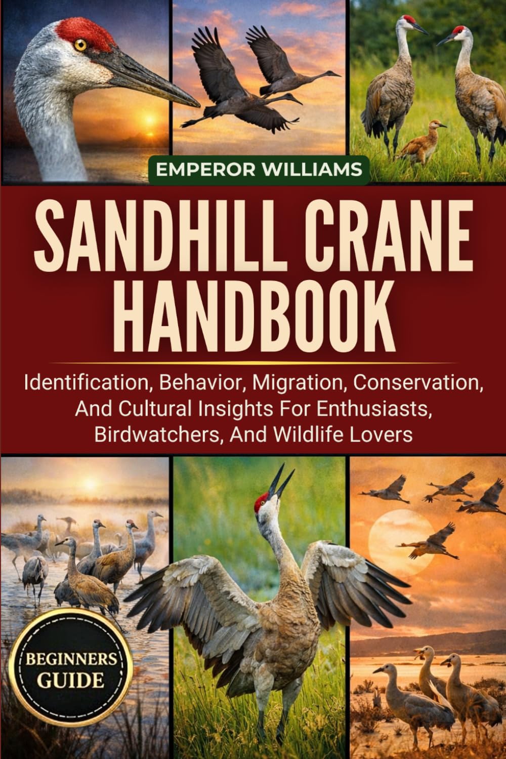 SANDHILL CRANE HANDBOOK: Identification, Behavior, Migration, Conservation, And Cultural Insights For Enthusiasts, Birdwatchers, And Wildlife Lovers