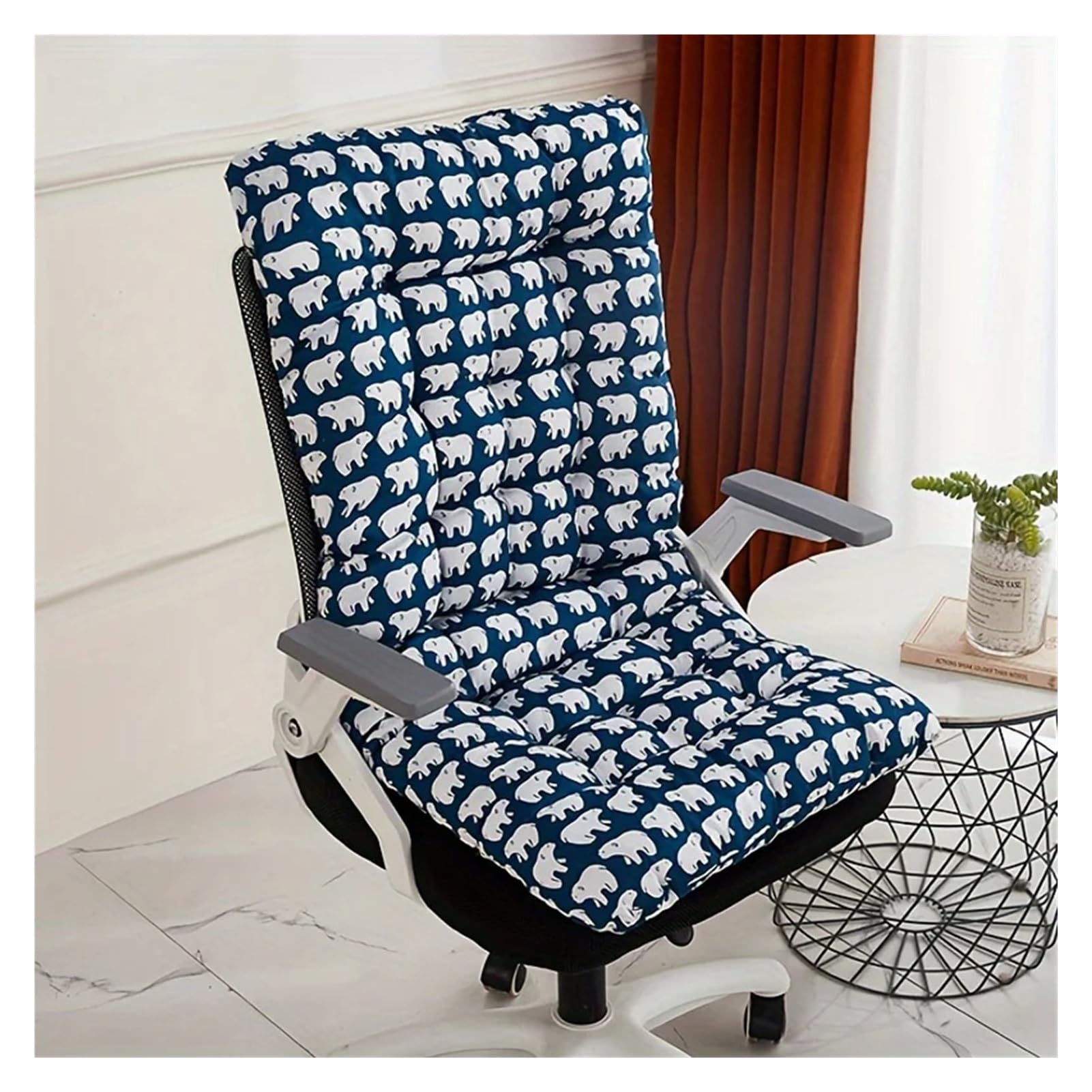 Hviyroi car seat cushion Ergonomic Seat Cushion With Back Support Car Office Home(Blue)