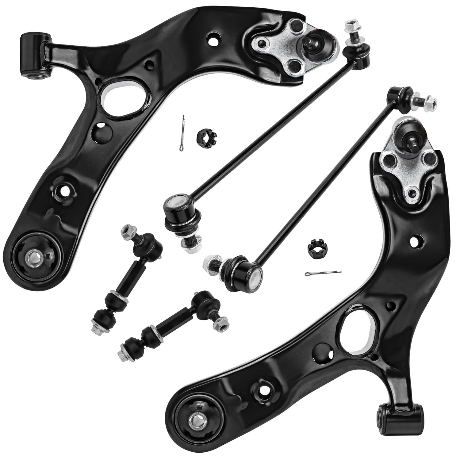 Detroit Axle - 6pc Control Arms Kit for Toyota RAV4 Lexus NX200t NX300