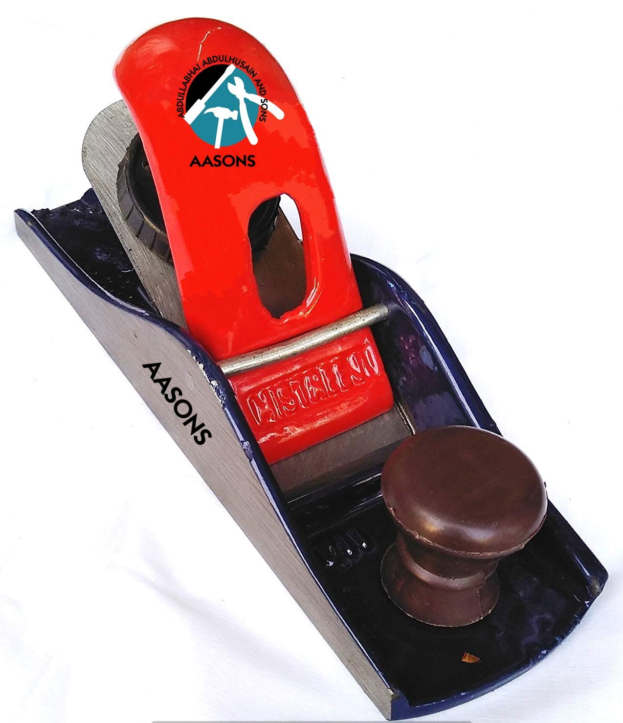 AASONS™ Steel Block Carpenter Plane (7-inch, Red)