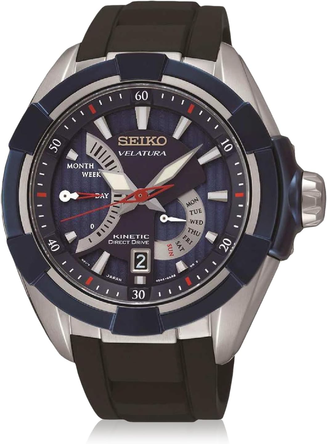 Seiko SRH017P2 Kinetic Velatura, direct Drive, sapphire Crystal