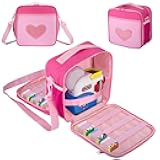 Carrying Case Compatible with Little Tikes Story Dream Machine Starter Set, Portable Toys Bag with Shoulder Strap fits for Little Tikes Projector, Character, Audio Play, Pink (Bag Only)