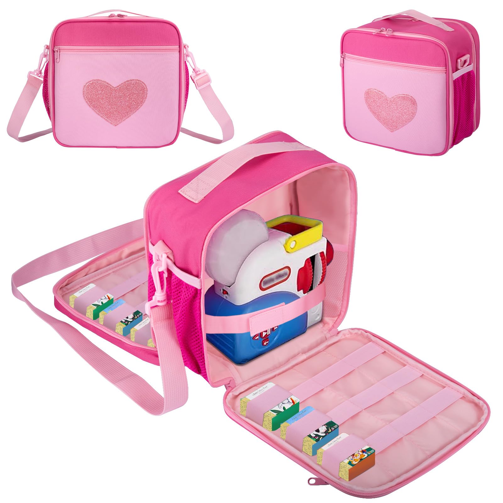 Carrying Case Compatible with Little Tikes Story Dream Machine Starter Set, Portable Toys Bag with Shoulder Strap fits for Little Tikes Projector,