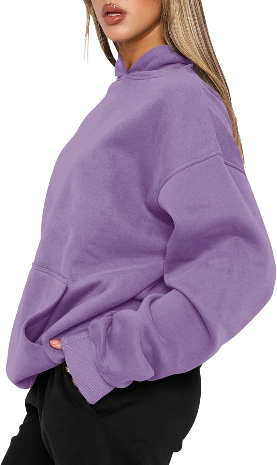 TICTICMIMI Women's Hoodies Sweatshirts Cute Long Sleeve Tops Loose Fleece Pullover Shirts with Pocket - Image 4