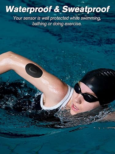 Miniatura 3 de Paquete de 20 parches adhesivos Dexcom G6 impermeables  Parche Dexcom G6 de larga estancia sin pegamento en el centro, cinta CGM de papel precortada