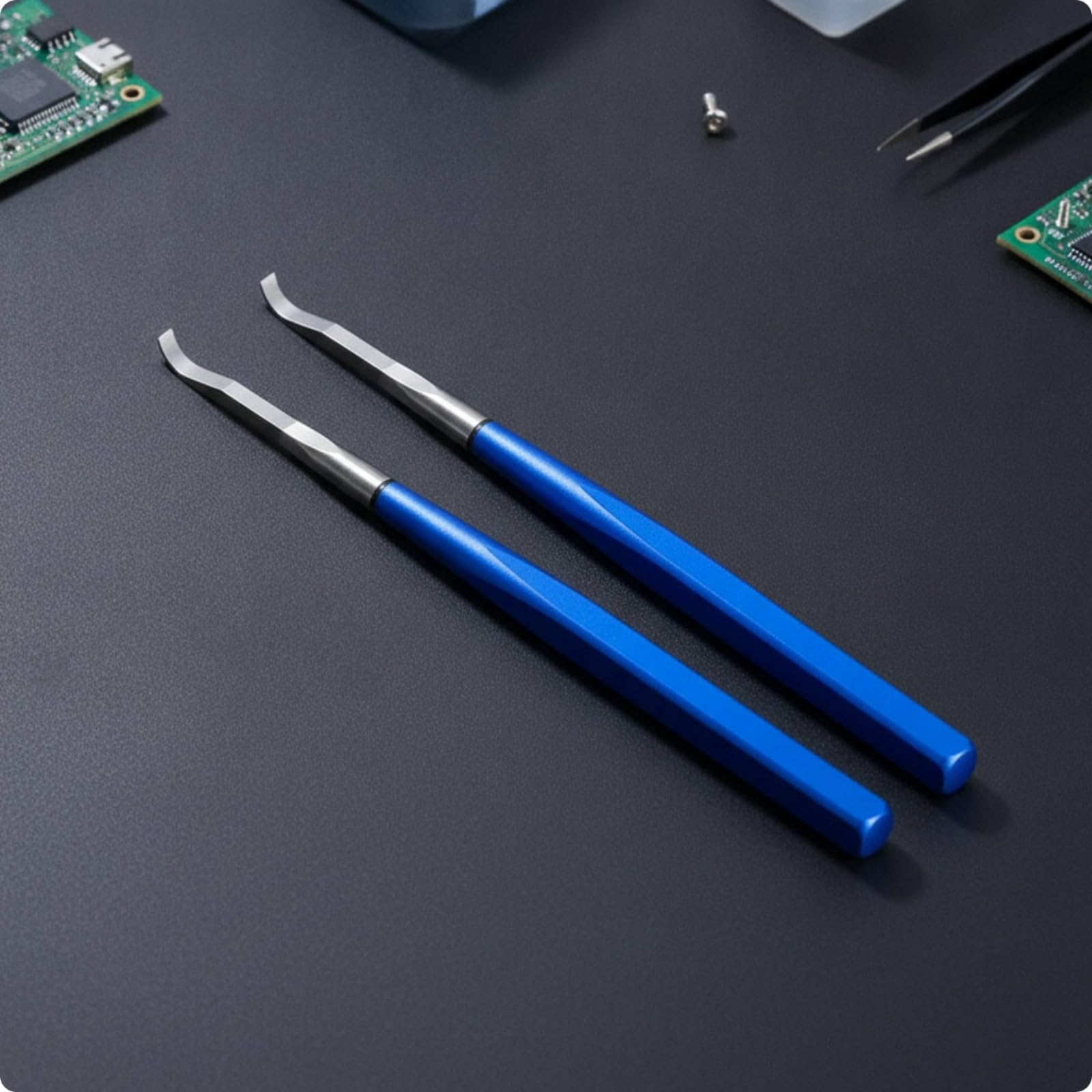 TISHITA set Uhrmacher Werkzeug set Zeigerabheber Zeigerheber Zeigerentferner Feinmechanik Hebel mit Schmalen Haken Und Stabilem Metallkörper für Uhrmacher Hobby Reparatur Und Wartung, Array, Lila