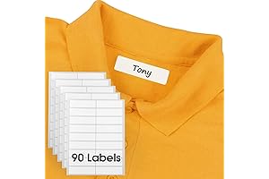MaxGear Stick-On Clothing Labels for Kids: The Ultimate Identification Solution for School and Beyond