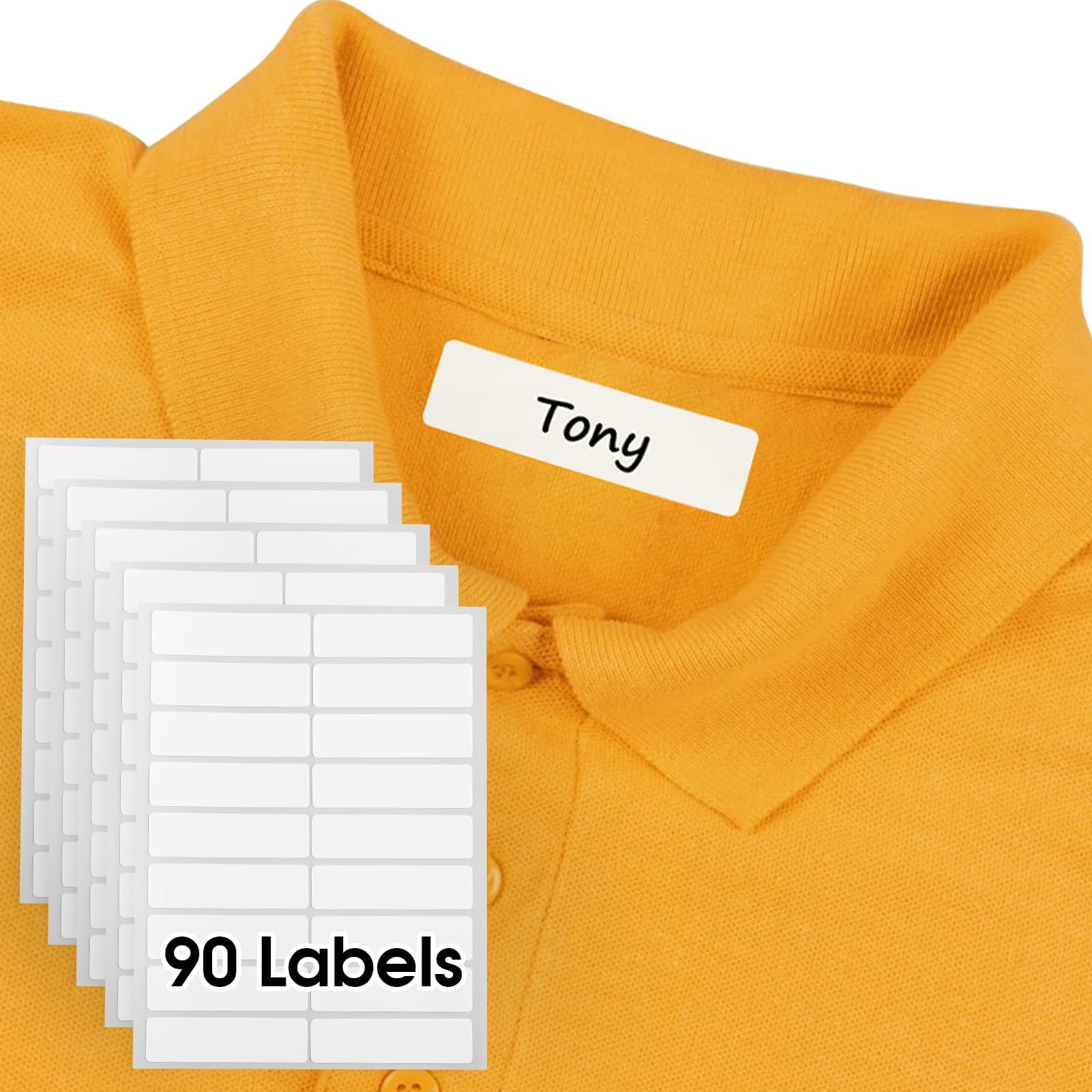 Stick 'n Wash NoIron Self Adhesive Name Labels to go in