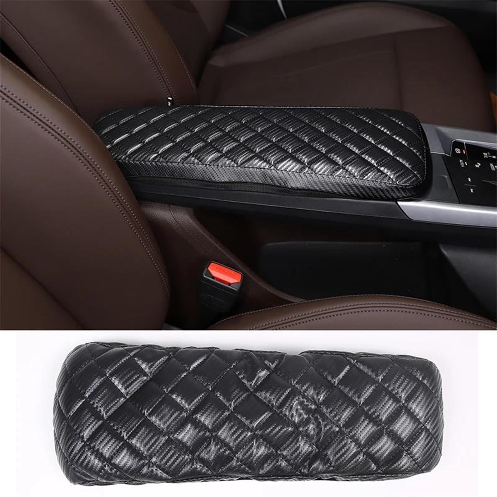 Auto Innen Armlehne Box Schutzhülle Leder Zentrale Konsole Abdeckung Zubehör Für X1 U11 2023 2024(Style A - leather)