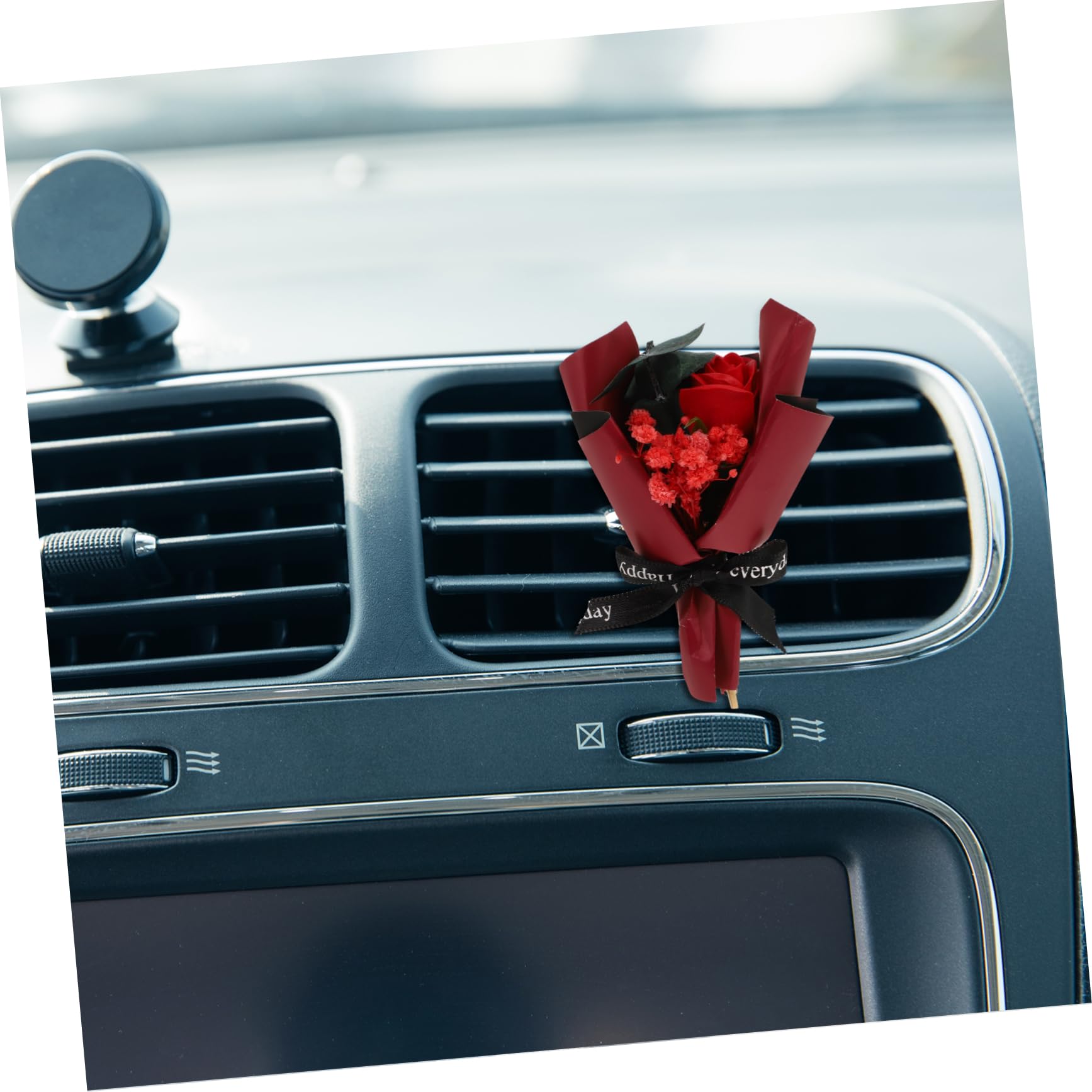 Gatuida 5pezzi Fioriera Per Auto Con Clip Aromatica Decorazione Interni Auto Con Fiori Secchi Profumazione Per Ufficio e Casa Accessorio Versatile Per Ogni Occasione