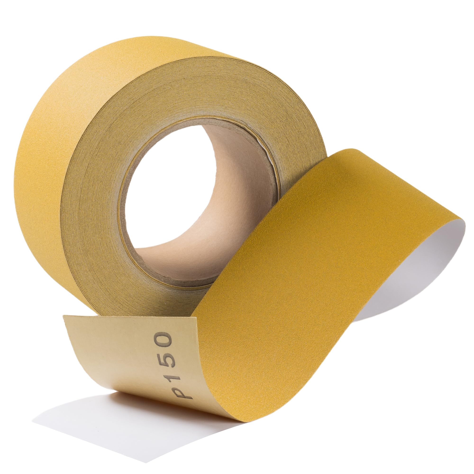 CowboyBOB Self Adhesive Stickyback PSA Sandpaper 150-Grit Sandpaper Roll 2-3/4in x 20 Yards Aluminum Oxide Longboard Sand Paper Sanding Sheet