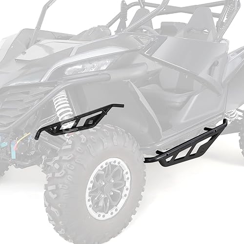 Miniatura 2 de KEMIMOTO Nerf Bars - Barras deslizantes de rocas, resistentes patas laterales de árbol negro, compatibles con CFMOTO ZForce 950 HO EX 2022, 2023,