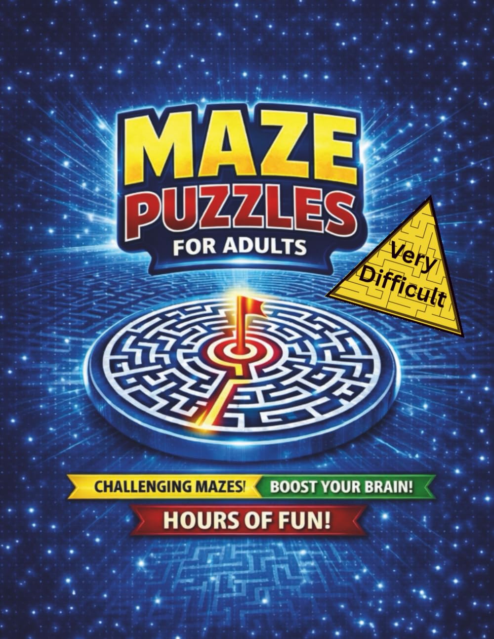 Maze Puzzles - For Adults: Very Difficult