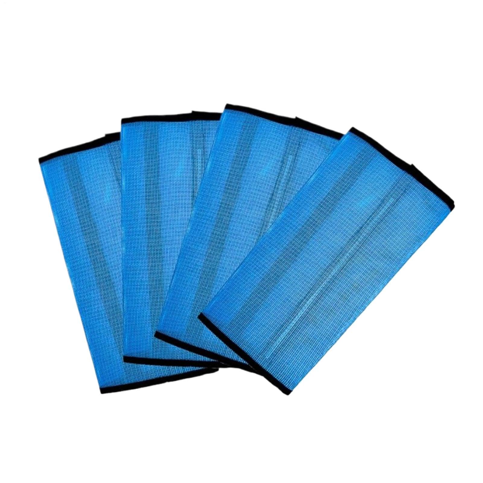 Botas contra moscas para caballos - Leggins de malla fina transpirable de 400 g | Protectores de malla ajustables y transpirables, 4 piezas, para pastos, carreras al aire libre, entrenamiento, competi