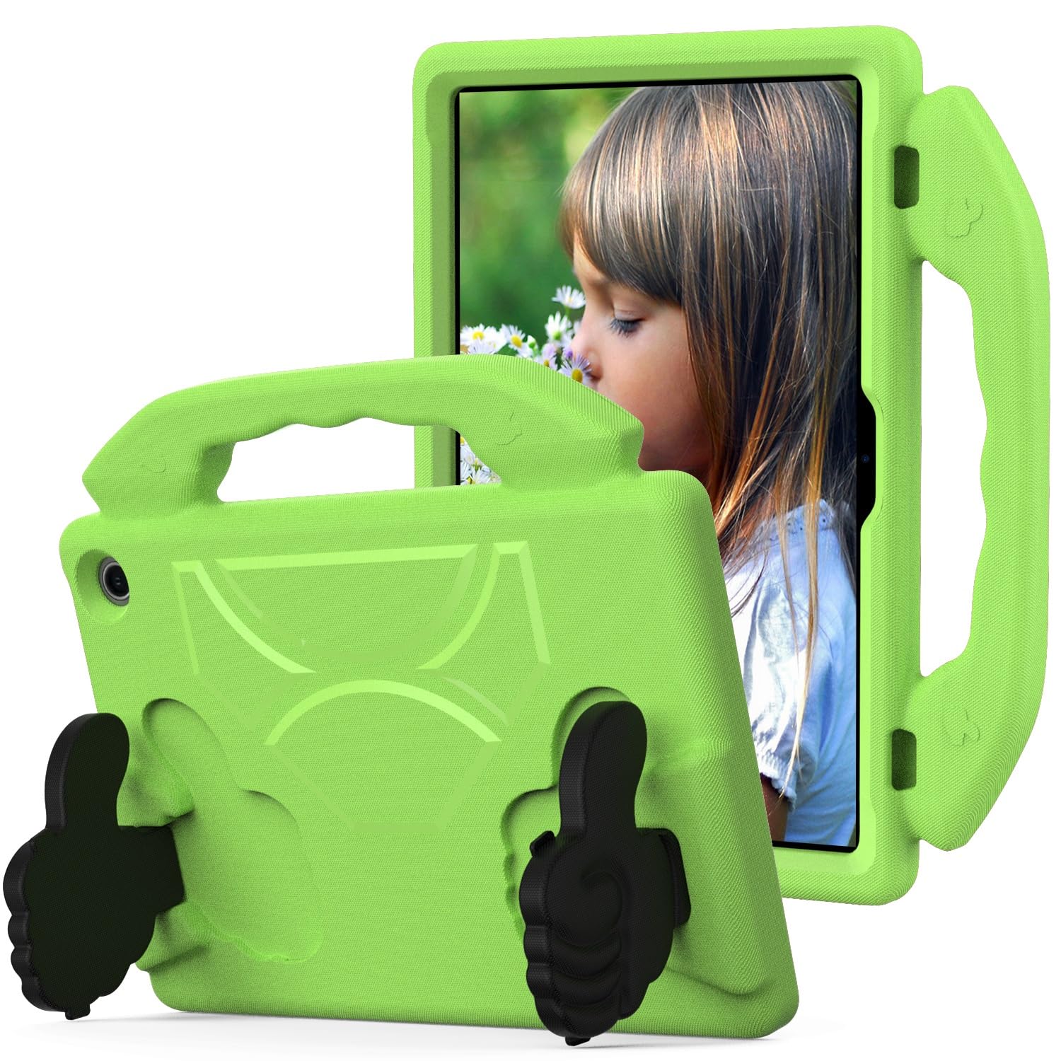 Custodia protettiva per tablet PC compatibile con Fire Max 11 pollici, custodia per tablet del 2023, compatibile con bambini, antiurto, leggera, in EVA, resistente agli urti, resistente agli urti, con