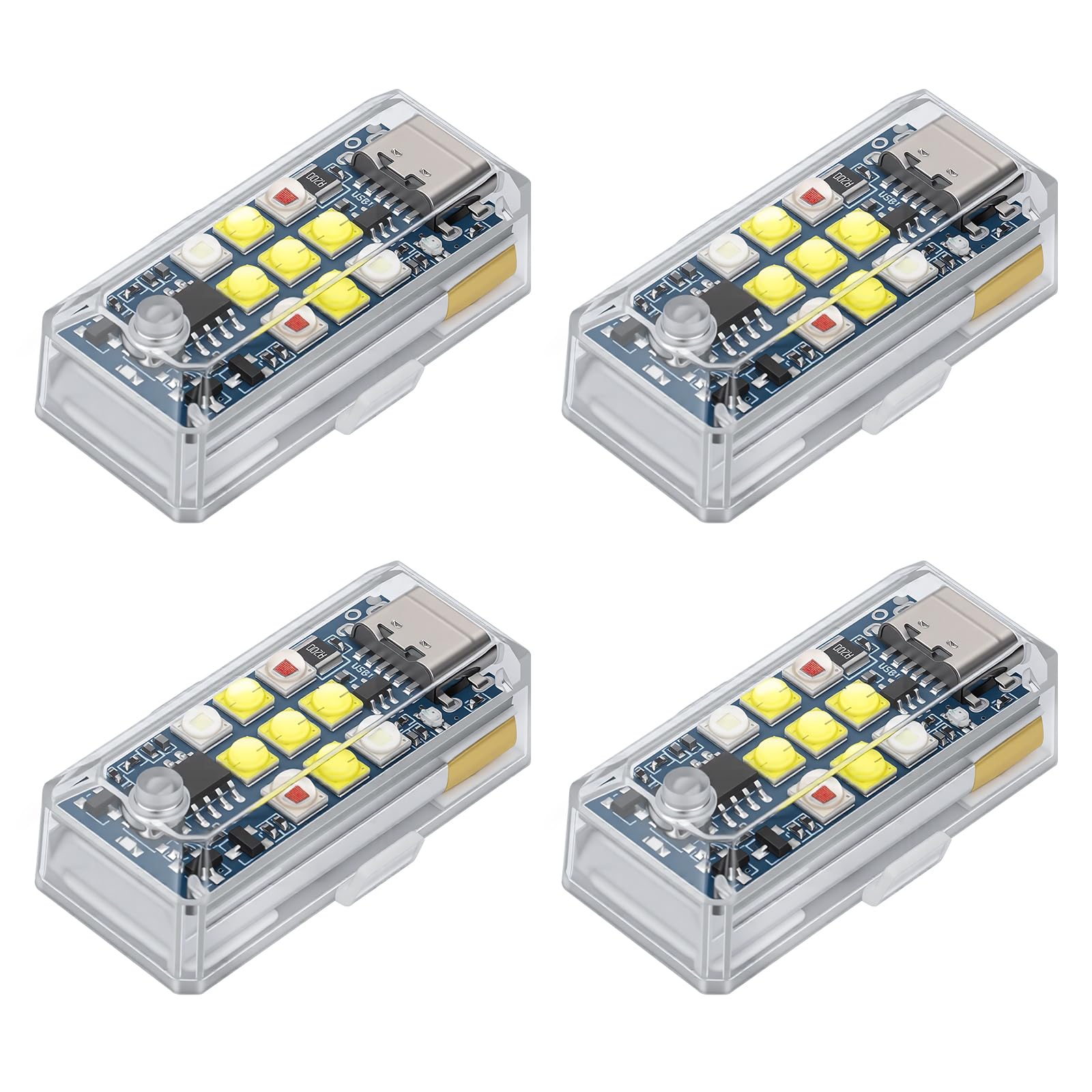 Photo 1 of Drone Strobe Light, FAA Night Flying Light, Anti Collision LED Flash Light, for DJI LiTo X1/Neo 2/Avata 2/Mini 4K/Mini 5/4/3/Mavic 4/ Air 3S Accessories, for Aircraft Car Motorcycles (4 Pack)