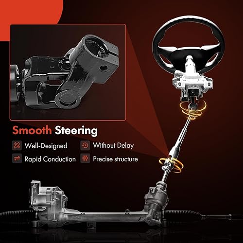 Miniatura 6 de A-Premium Eje de dirección intermedio inferior Eje de columna de dirección compatible con Ford F-150 2004-2008 y Lincoln Mark LT 2006-2008, repuesto