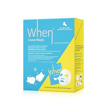 Amazon | バイオセルロース フェイシャルシートマスク - When