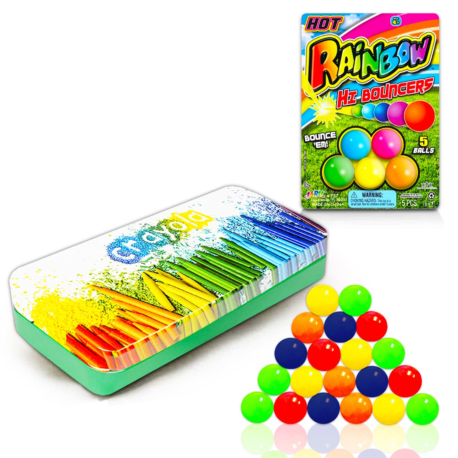 Buy Graydon Hall Crayola Toy Storage Organizer with Rubber Bouncy Balls