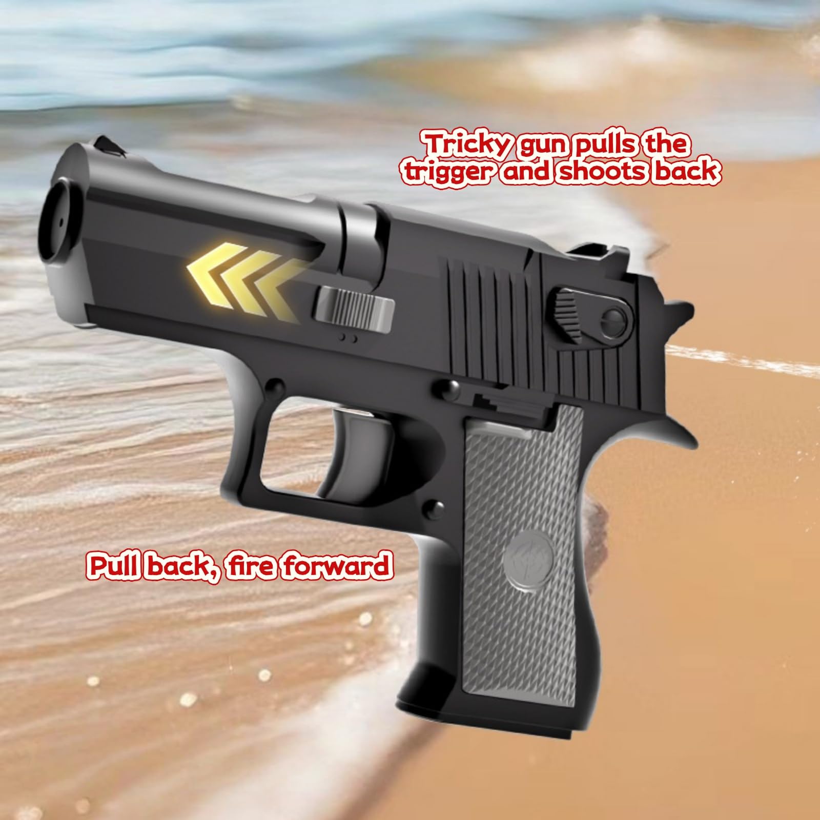 Prank Water Gun, Prank Two-Way Water Guns, Durable WWater Gun Pistol, Fun Water Prank Toy for Party Beach Summer Outdoor - Image 3