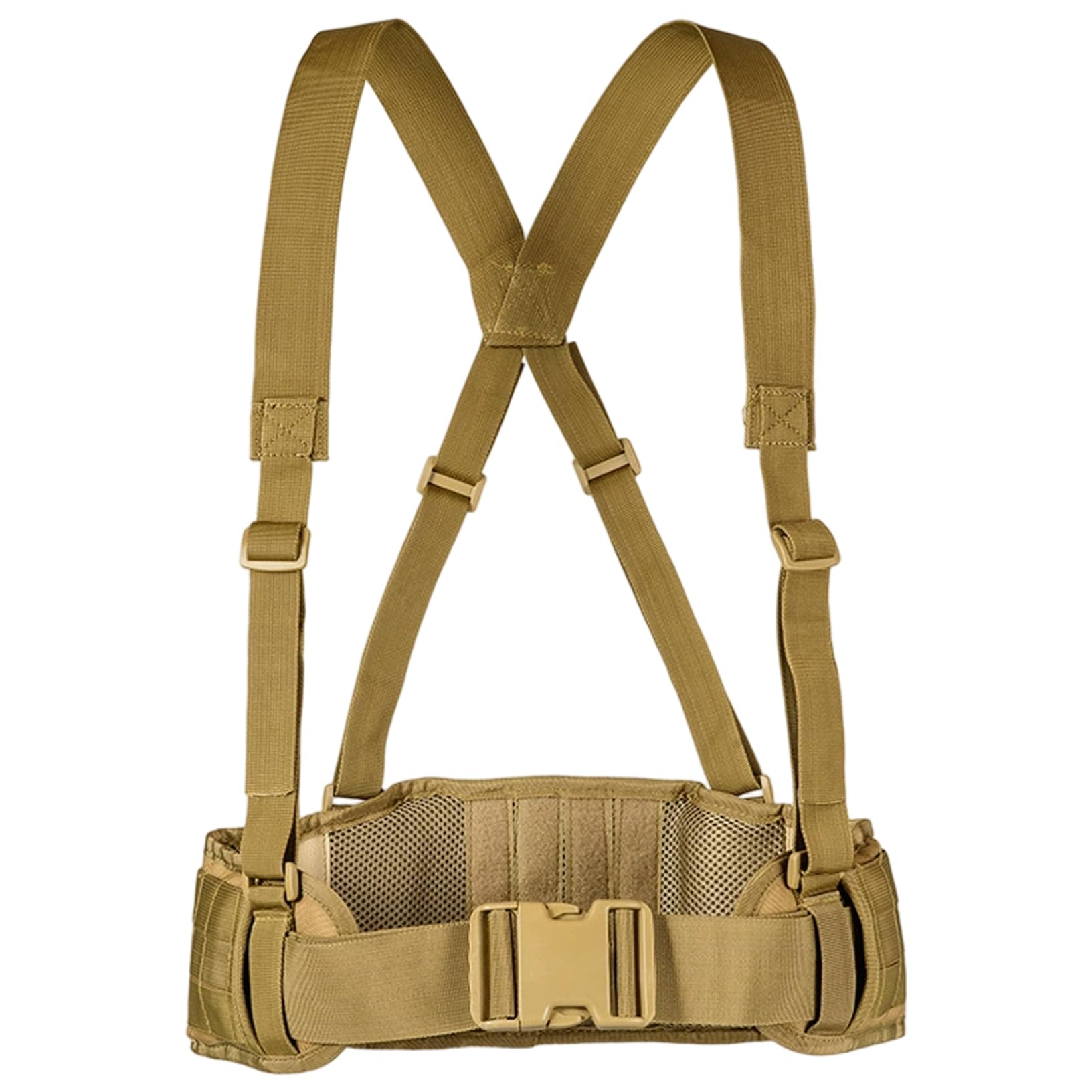 Cinturón molle acolchado de combate con correas libres ajustables para airsoft 7