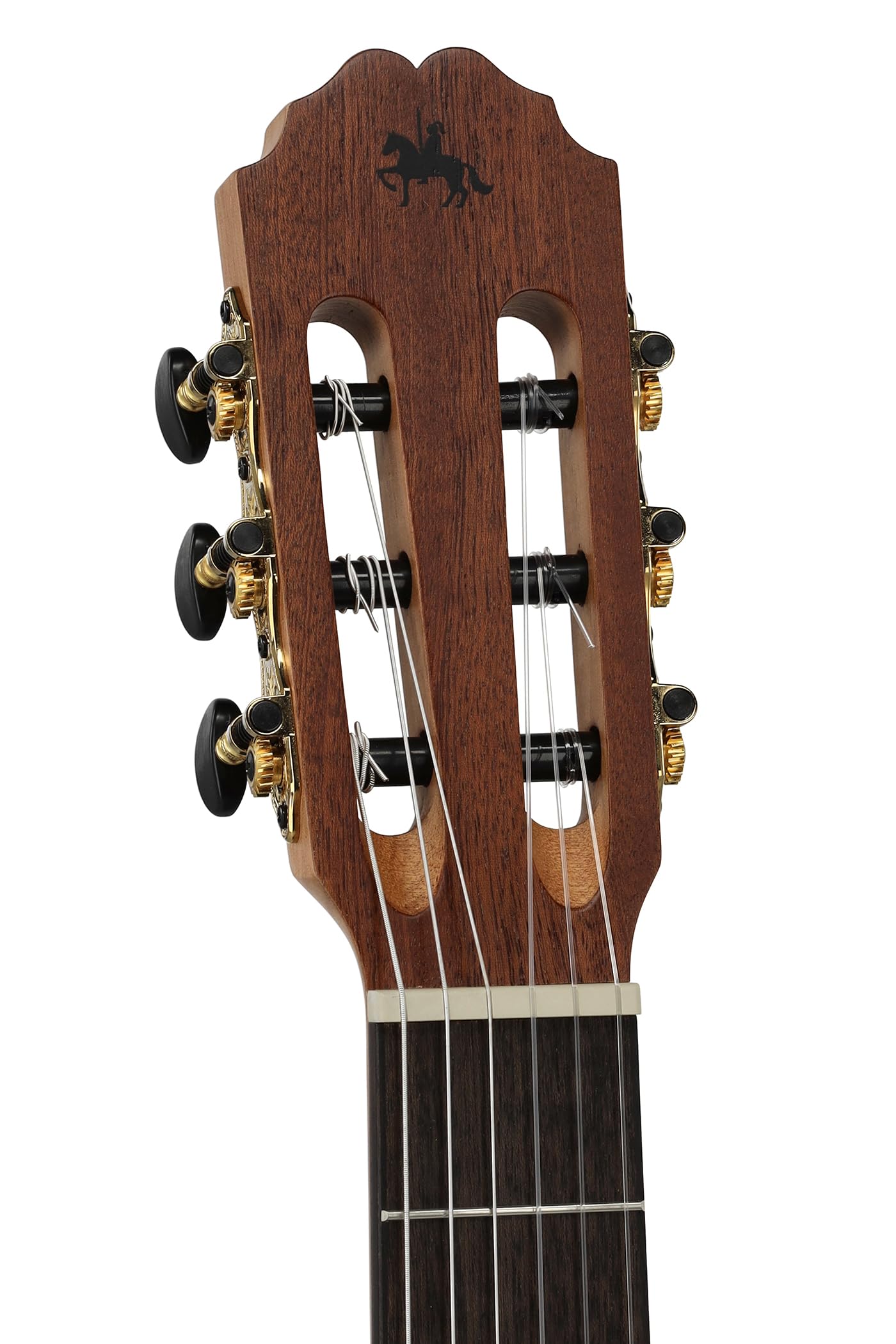 LUTHIER MANUEL RODRÍGUEZ Guitarra de concierto Caballero Principio - Modelo especial 120 años MR - Tapa de abeto - Cuerpo de olivo - Mecánicas doradas - CA-CMO 120