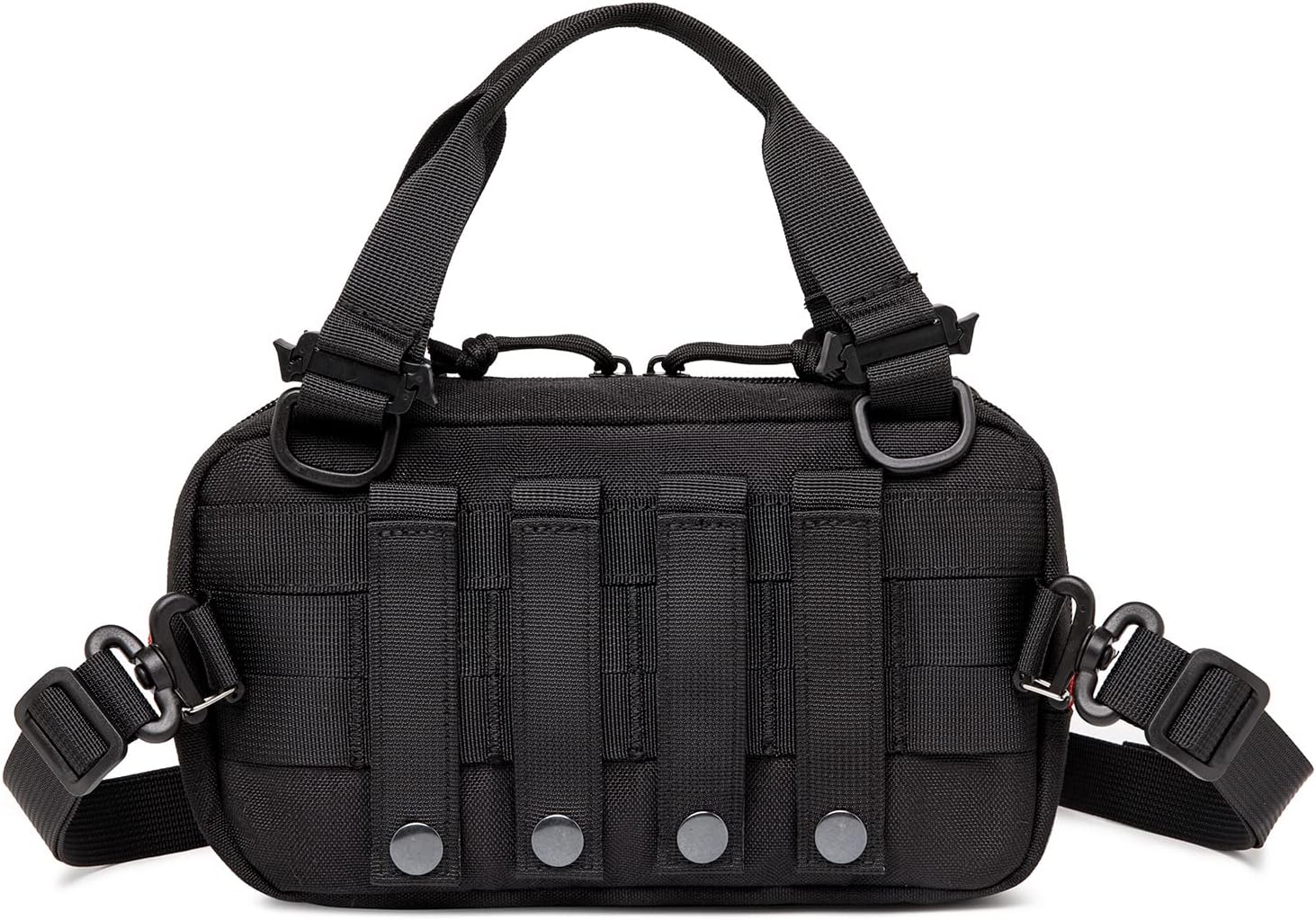 Molle Admin Pouch with Laser Cutting Loop,Car EDC EMT Molle Pouches, Large Capacity Tactical Pouch, EDC Pouch Organizer Include US Flag