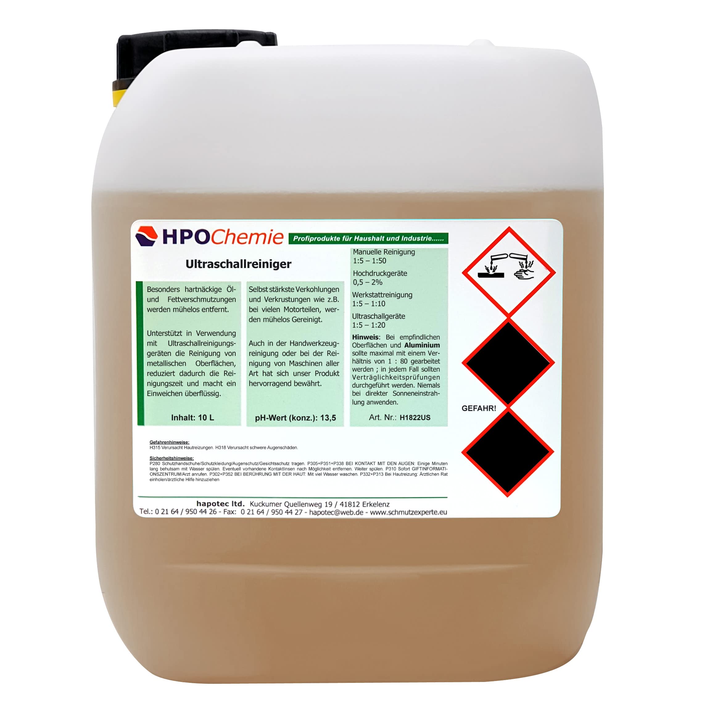 Ultraschallreiniger Konzentrat 5ltr.
