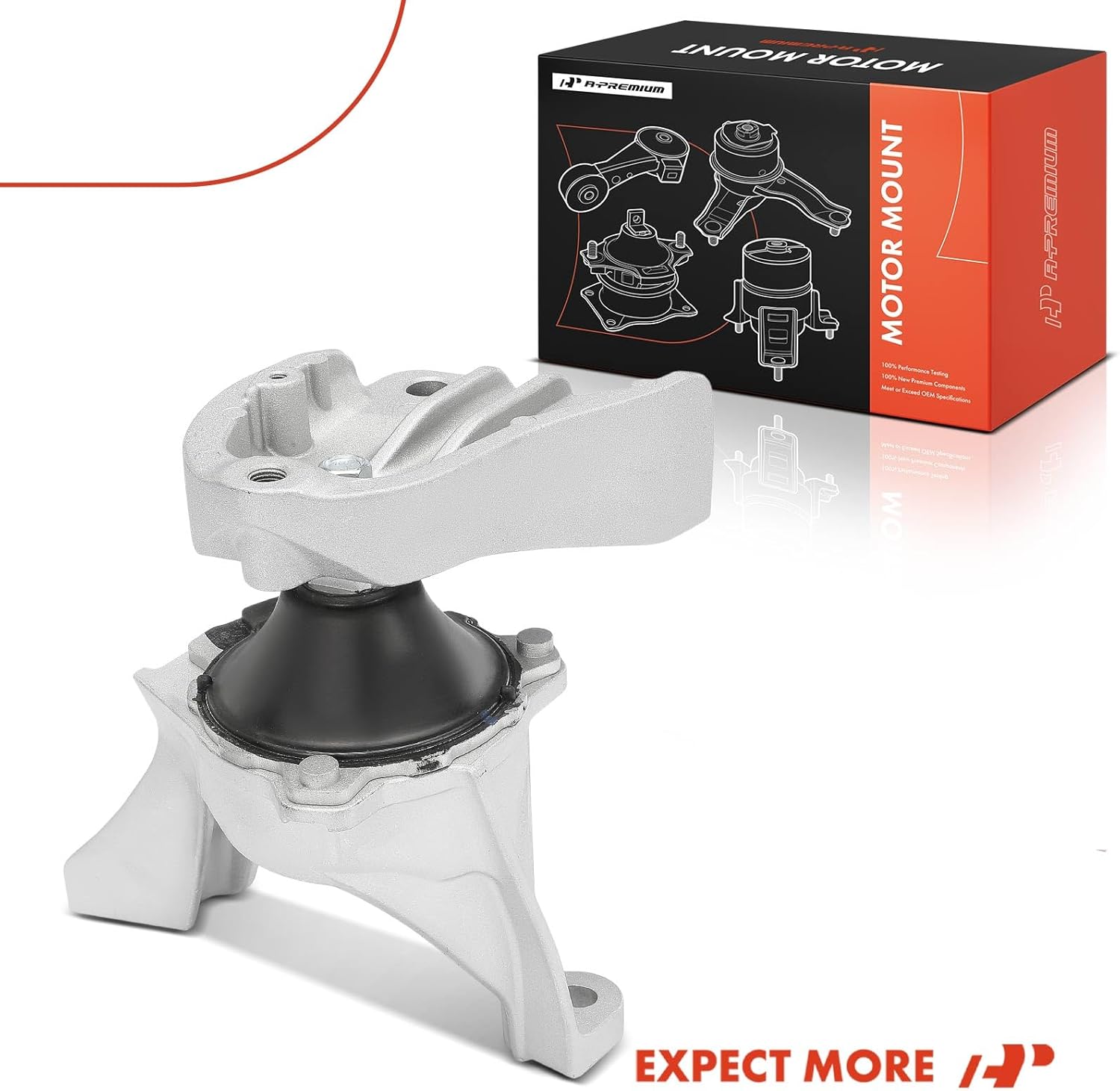 A-Premium Front Right Engine Motor Mount Compatible with Honda Accord 2018 2019 2020 2021 2022, 2.0L, Passenger Side