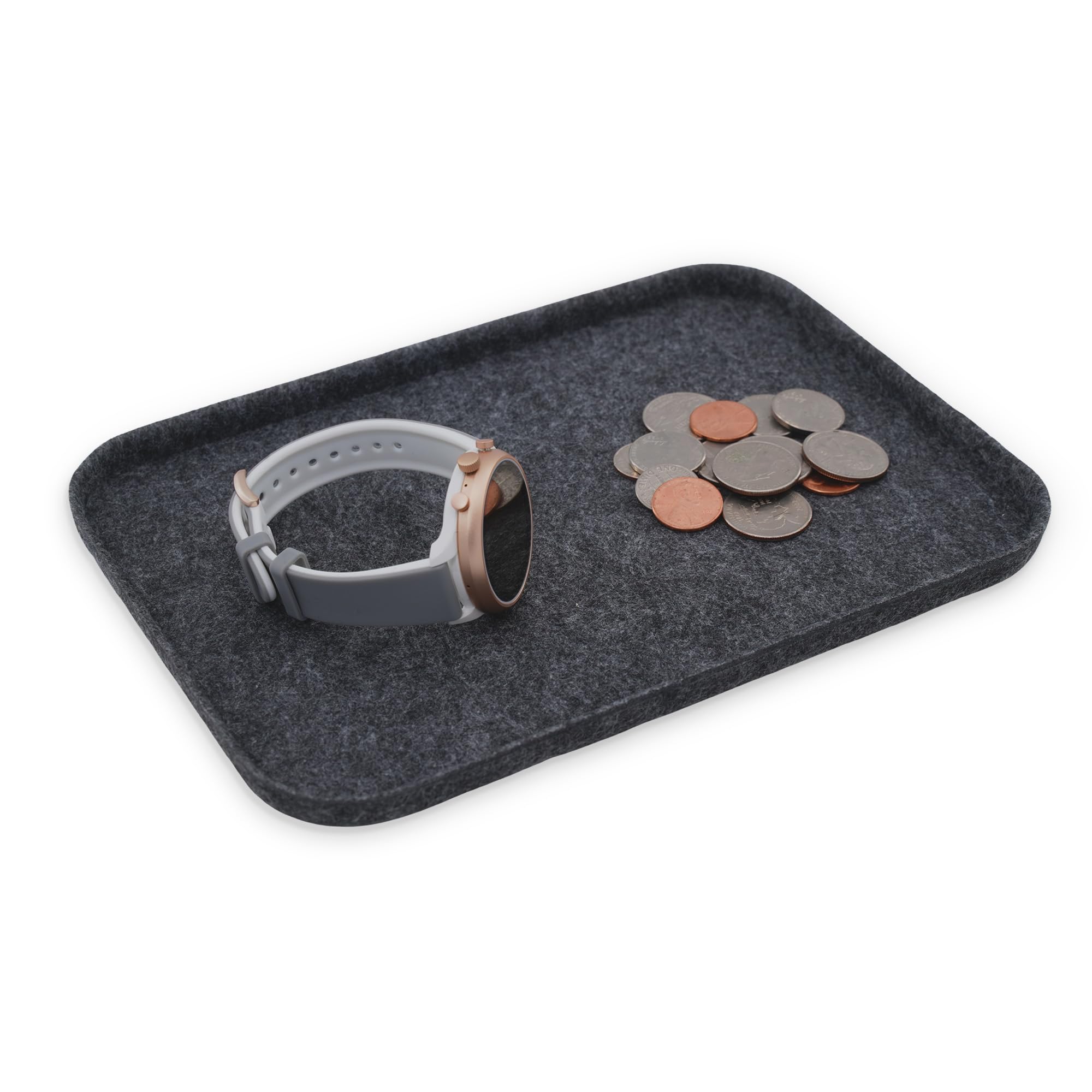 Welaxy Felt tray Lid for Storage Bin Drawer Organizer cap of box Charcoal
